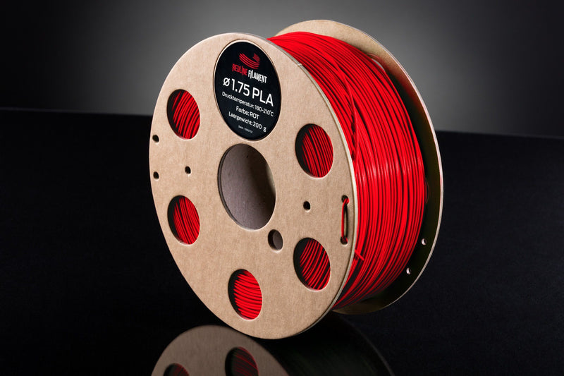 PLA Filament Rot PLA FILAMENT REDLINE FILAMENT 1.75 1 kg 